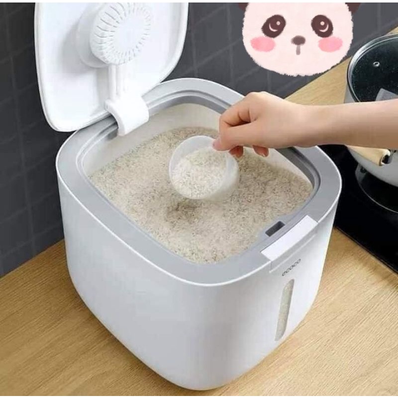 Thùng đựng gạo kín thông minh chống côn trùng và ẩm mốc