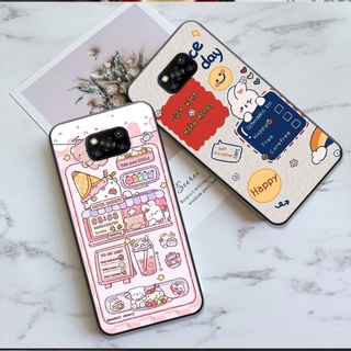 Ốp lưng điện thoại xiaomi poco x3 / poco x3 pro in hình thỏ trắng, gấu nâu đáng yêu, dễ thương