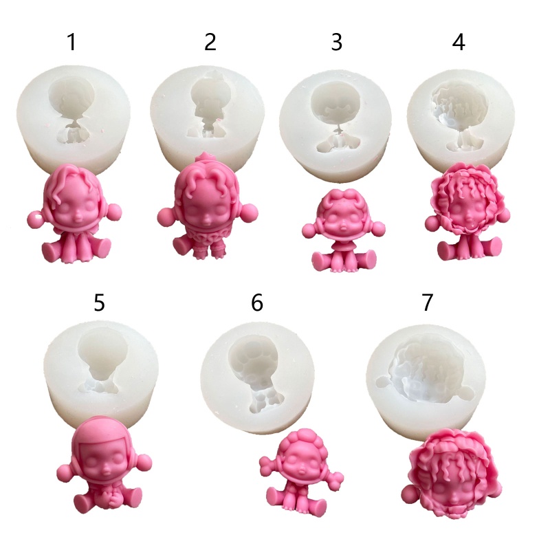 Khuôn Silicone Tạo Hình Làm Nến Hình Lâu Đài Rừng