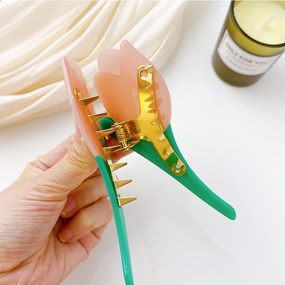 Kẹp Tóc Hình Hoa Tulip Dễ Thương Phong Cách Hàn Quốc Cho Nữ