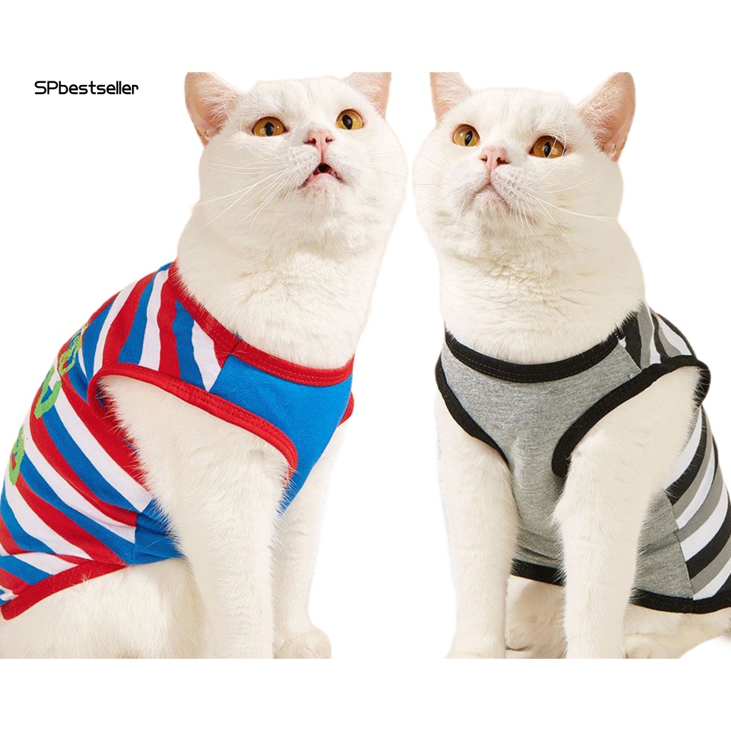 Áo Thun Không Tay Mềm Mại Họa Tiết Dễ Thương Dành Cho Thú Cưng