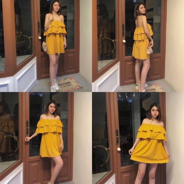 ĐẦM TRỄ VAI - ĐẦM LILY DRESS ( KÈM ẢNH THẬT TRẢI SÀN ) | BigBuy360 - bigbuy360.vn