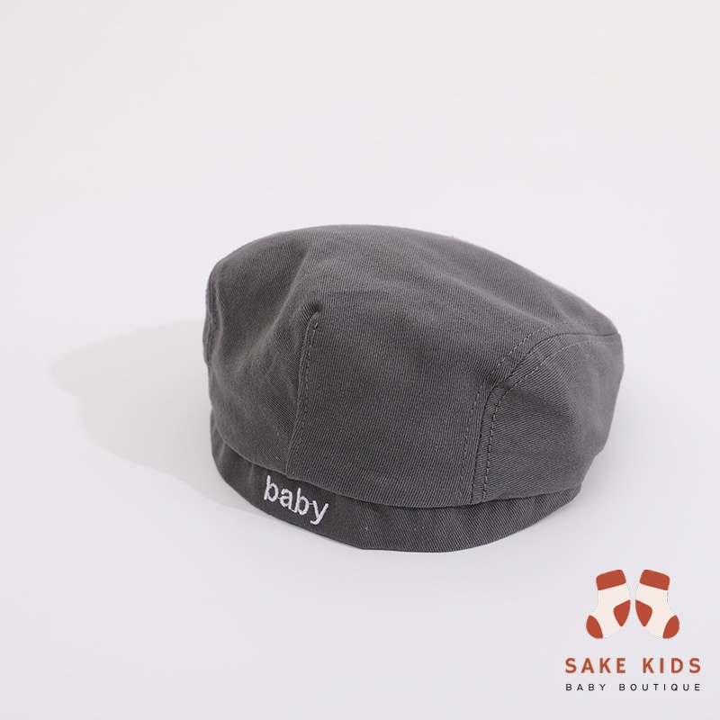 Mũ beret Baby cho bé - Mũ nồi lưỡi trai phong cách Hàn Quốc lịch lãm cho bé trai bé gái từ 3-5 tuổi MN03