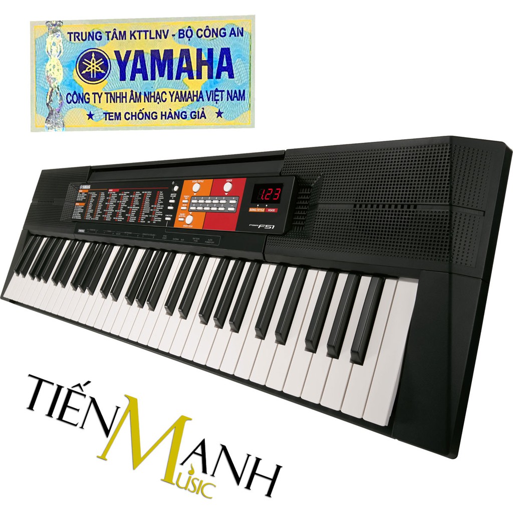 [Chính Hãng] Bộ Đàn Organ Yamaha PSR-F51 - Đàn, Chân, Bao, Nguồn - Keyboard PSR F51 Có tem chống hàng giả bộ CA