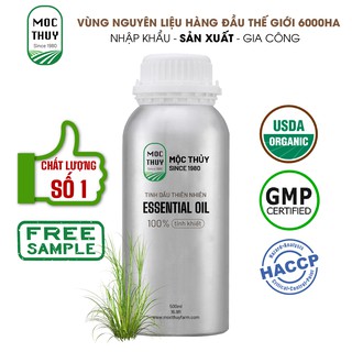 TInh dầu Sả Java Mộc Thủy 500ml / Tinh dầu nguyên chất 100% có giấy kiểm định chất lượng