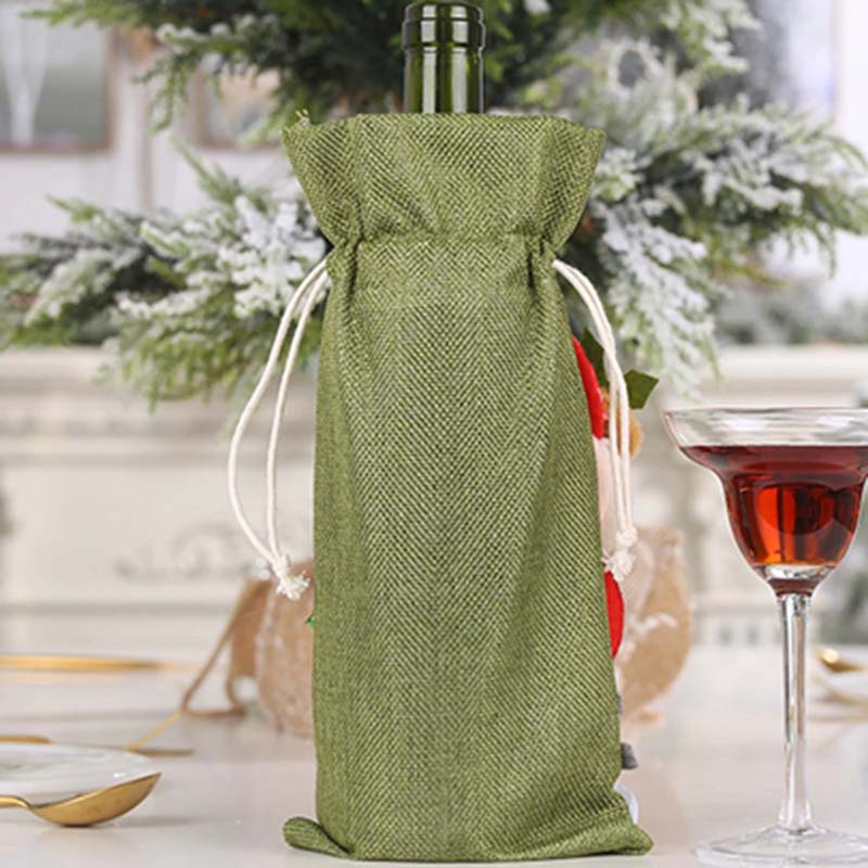 Vỏ bọc chai rượu champagne có dây rút phong cách cổ điển