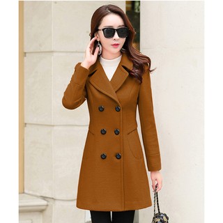 Áo khoác dạ form dài -AKN 453706
