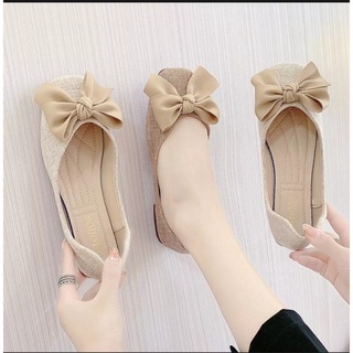 Giày búp bê nữ nơ xinh xắn