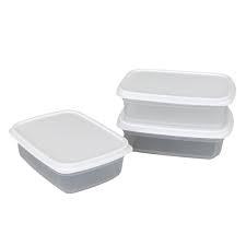 Set 3 hộp nhựa nắp dẻo 150ml Fitin Pack  NHẬT BẢN