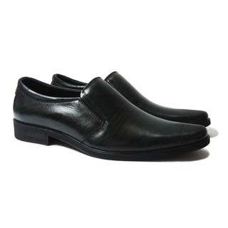 Giày tây nam công sở happyshoes da bò thật - hs27