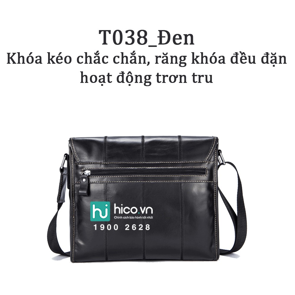 TÚI ĐEO CHÉO NAM CAO CẤP T038 - PHONG CÁCH DOANH NHÂN SANG TRỌNG LỊCH LÃM