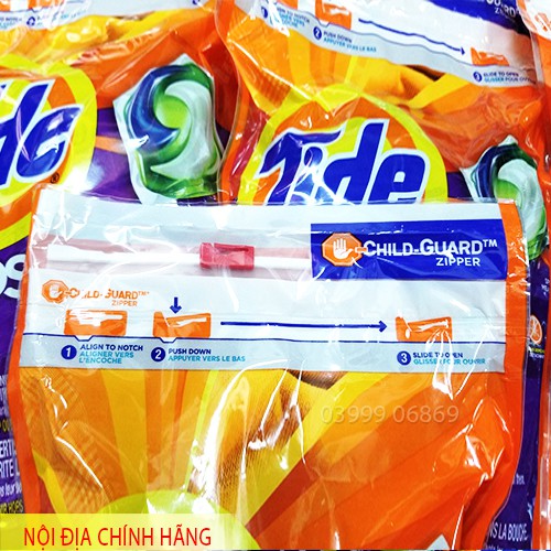 [Loại 42 Viên] Viên Giặt Tide Pods 3 In 1 loại 42 viên - MẪU MỚI