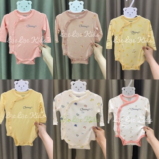 CHAANG Body suit cúc chéo cho bé trai/bé gáil