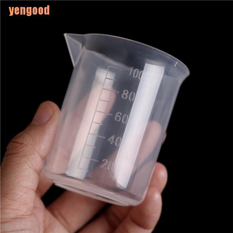 Set 2 cốc đo lường trong suốt dung tích 100ml / 3.4oz