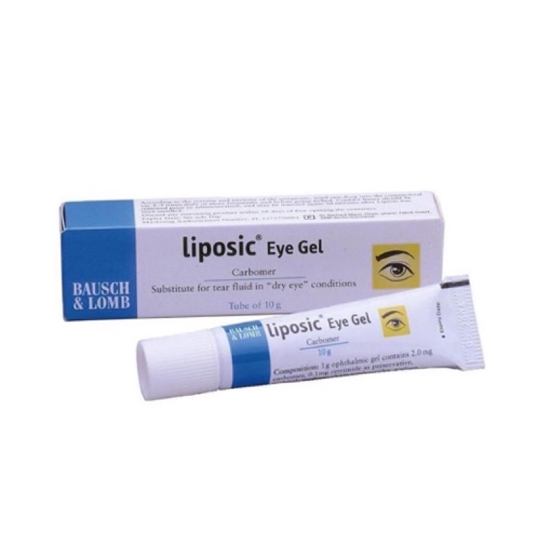 Liposic Eye Gel nước mắt nhân tạo tác dụng kéo dài