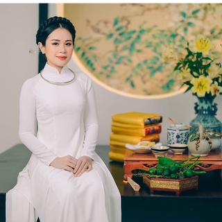 Áo dài truyền thống ( lụa mỹ cao cấp)