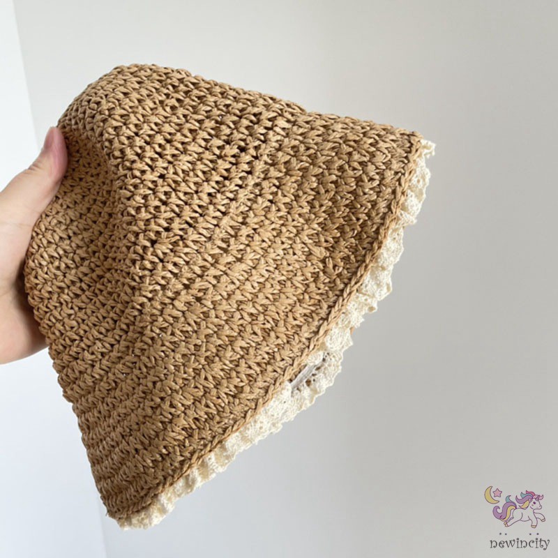 Mũ cói chống nắng thời trang hè cho bé