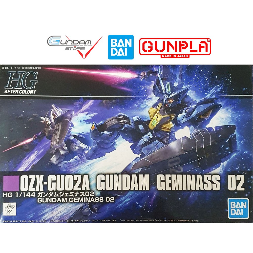 Mô Hình Gundam HG Geminass 02 1/144 P-Bandai Wing After Colony HGAC Đồ Chơi Lắp Ráp Anime Nhật