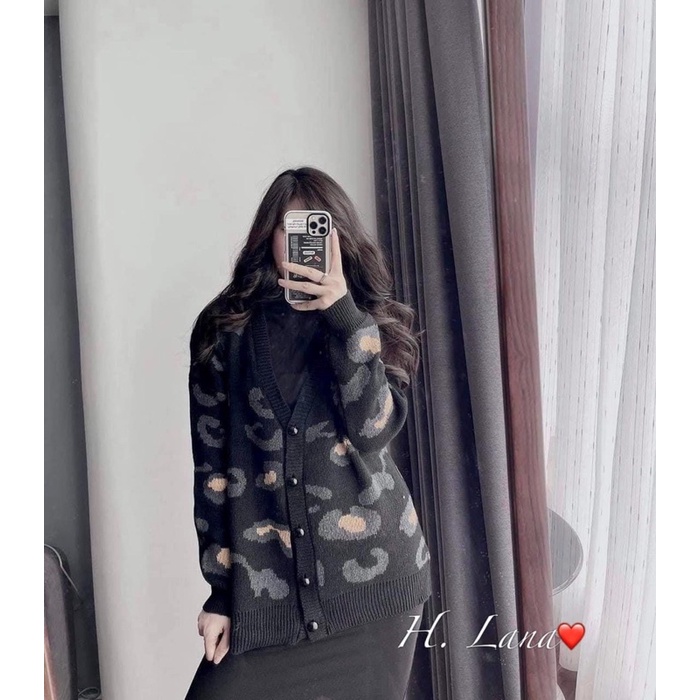 ÁO LEN CADIGAN BÁO 3 MÀU