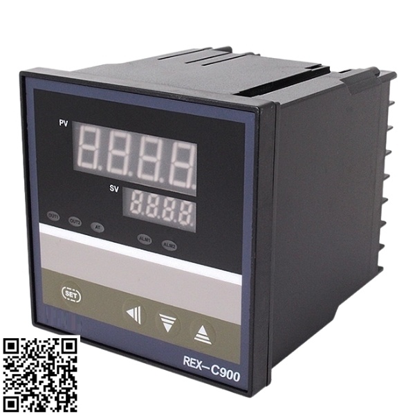 Đồng hồ nhiệt độ RKC-REX-C900 out RELAY hoặc SSR điện áp 220VAC kích thước 96x96 nhiệt độ 400°C, 1300°C
