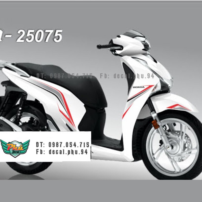 Tem rời SH 2017-2019 chỉ xe trắng 1
