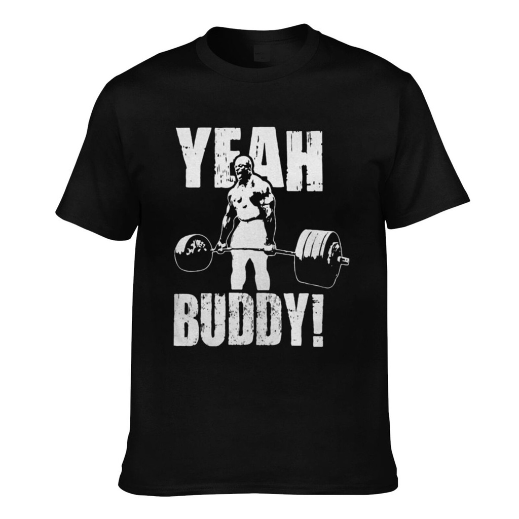 Áo nam tay ngắn Man Yeah Buddy Ronnie Coleman Body Building Casual
