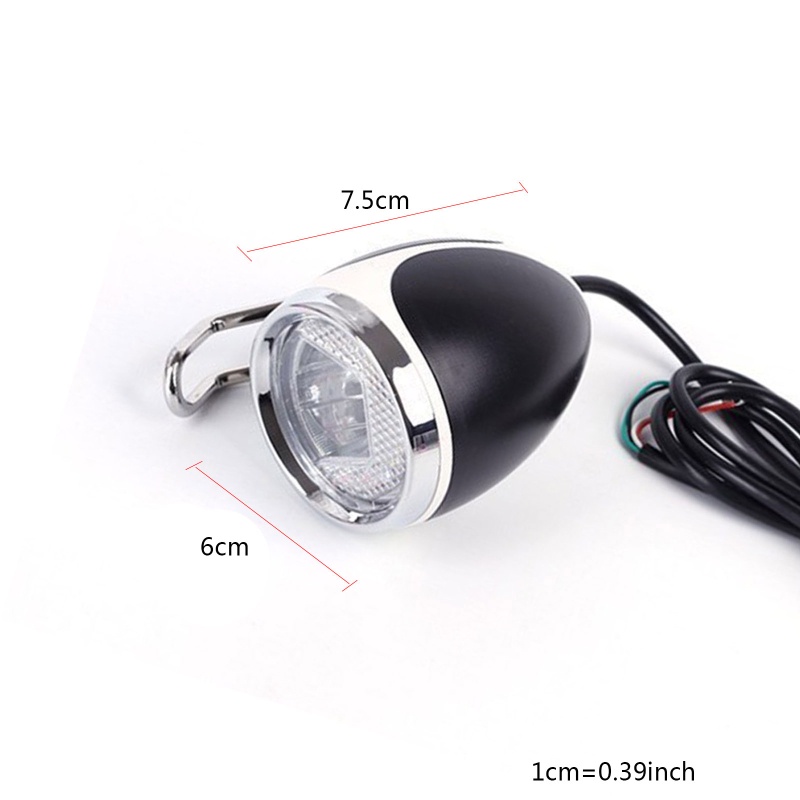 Đèn Pha LED Gắn Đuôi Xe Scooter Điện Dễ Tháo Rời