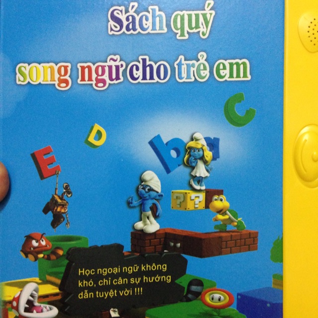 Sách điện tử song ngữ Anh Việt cho bé, sách điện tử thông minh nói tiếng anh, giúp bé nhận biết con vật, đồ vật