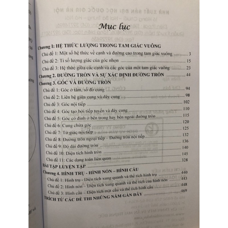 Sách - Bài toán qua các kì thi học sinh giỏi và luyện thi vào lớp 10 chuyên Hình học 9