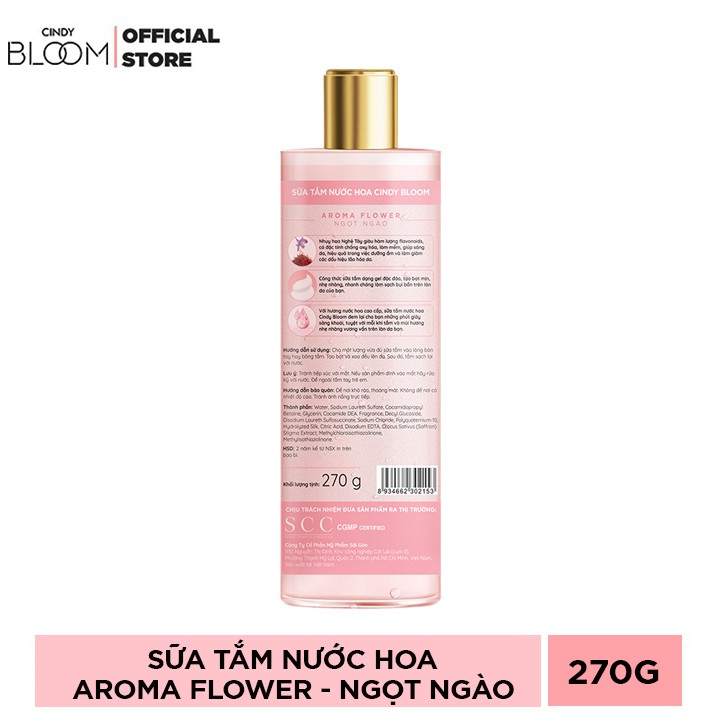 Sữa Tắm Nước Hoa Cindy Bloom Aroma Flower 270g | BigBuy360 - bigbuy360.vn