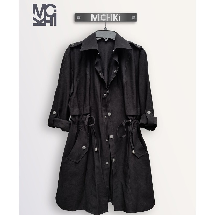 Áo sơ mi form dài Michiki phong cách Ulzzang - Hàng thiết kế cao cấp