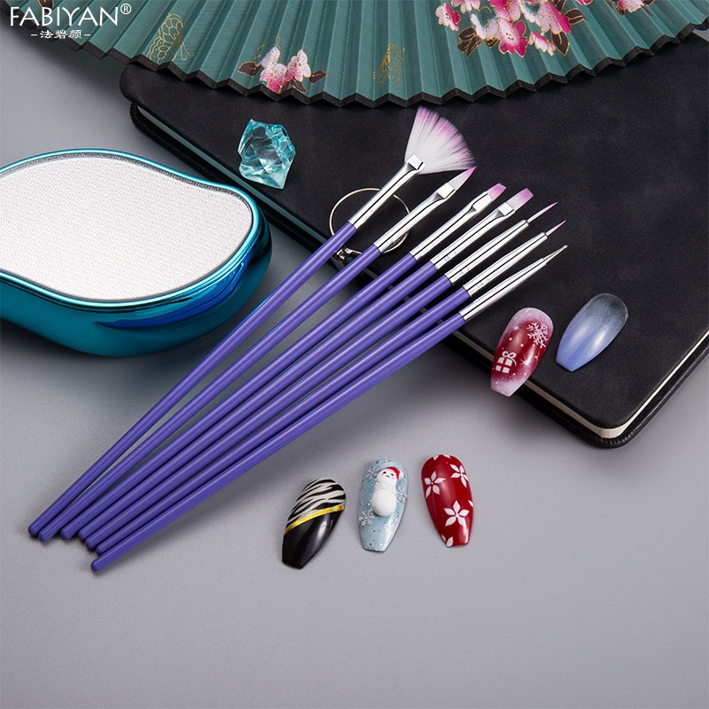 Set 7 Cọ Vẽ Móng Tay Chuyên Nghiệp