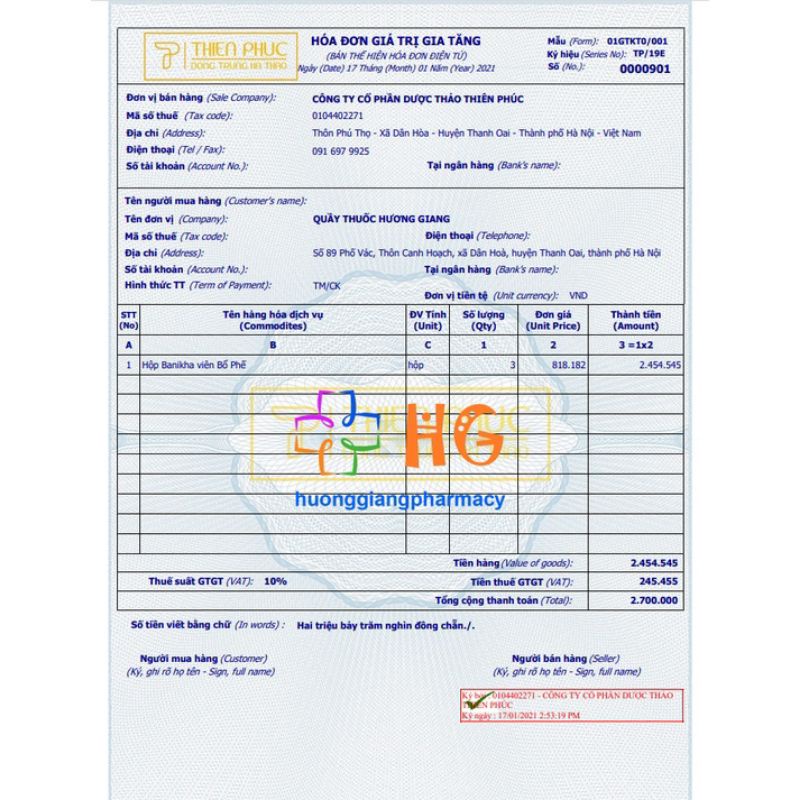 Viên bổ phế BANIKHA Thiên Phúc - Giúp bổ phổi, giảm ho khan, ho có đờm, giảm đau rát họng, viêm phổi, viêm phế quản
