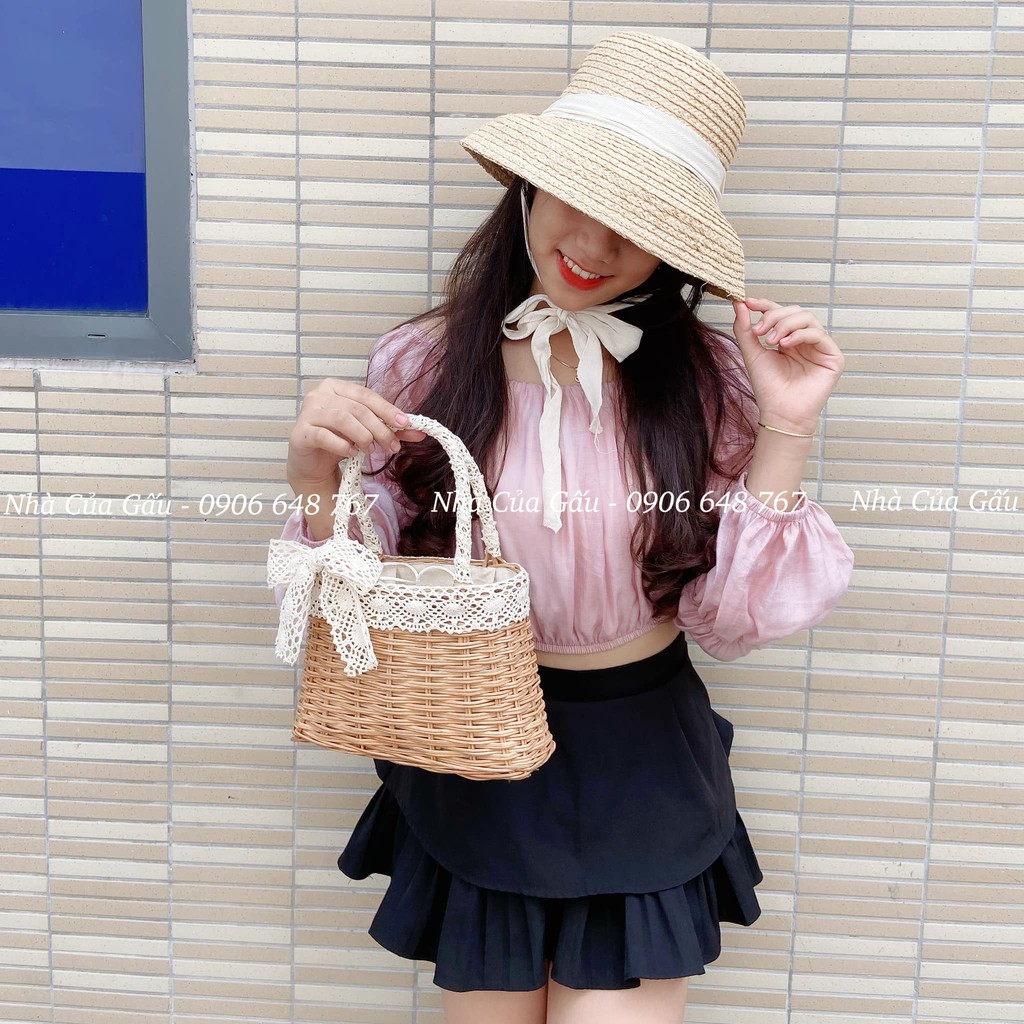 Nón cói chuông cao cấp búp bê sống ảo cực mê