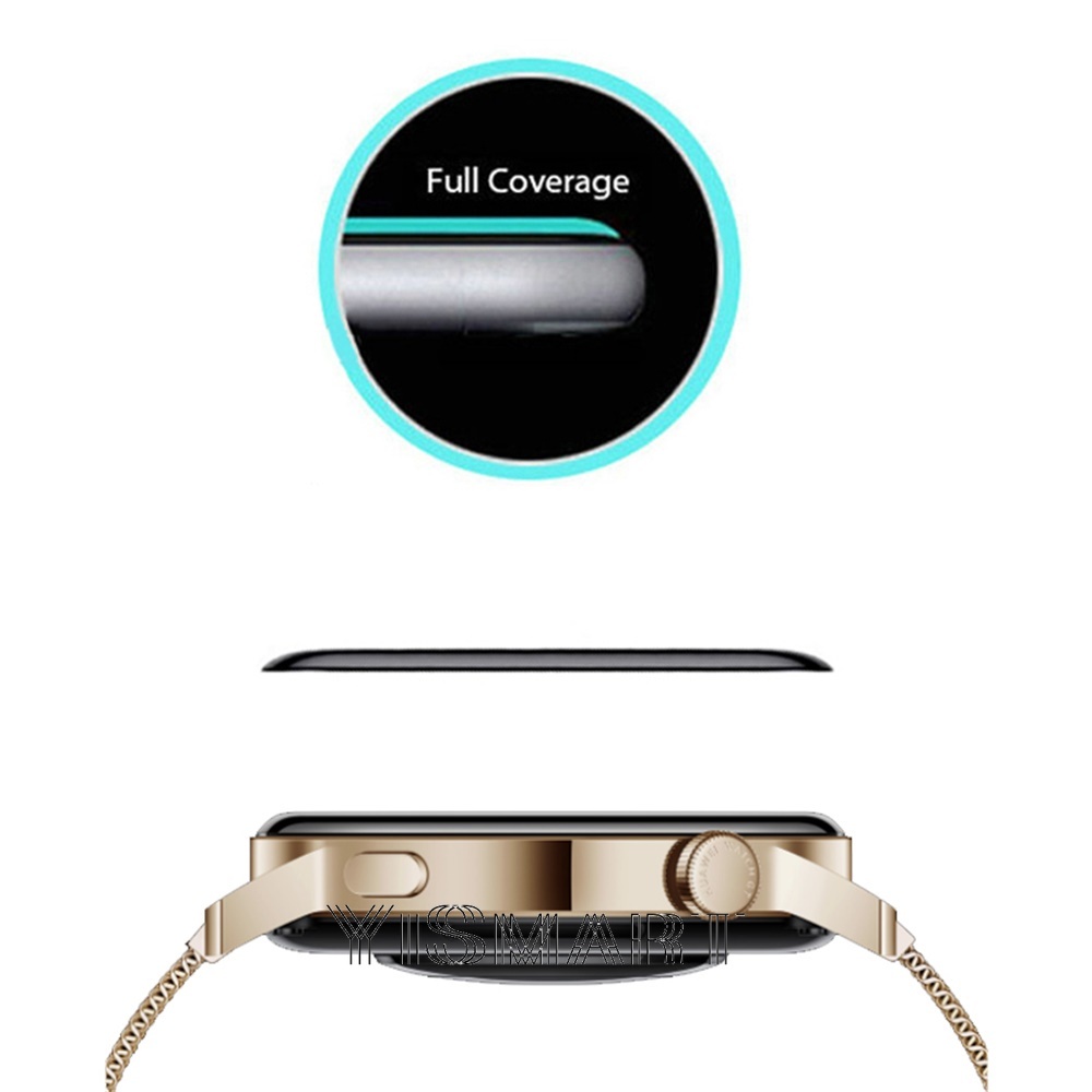 Miếng dán bảo vệ màn hình viền cong 3D cao cấp cho đồng hồ thông minh Huawei GT 3 GT3 42mm 46mm