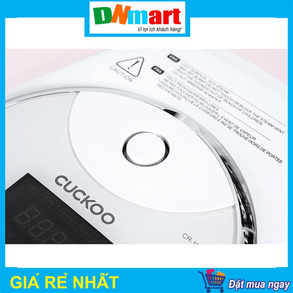 Nồi cơm điện tử Cuckoo CR 1020F/BKWHVNCV 1.8L màu đen