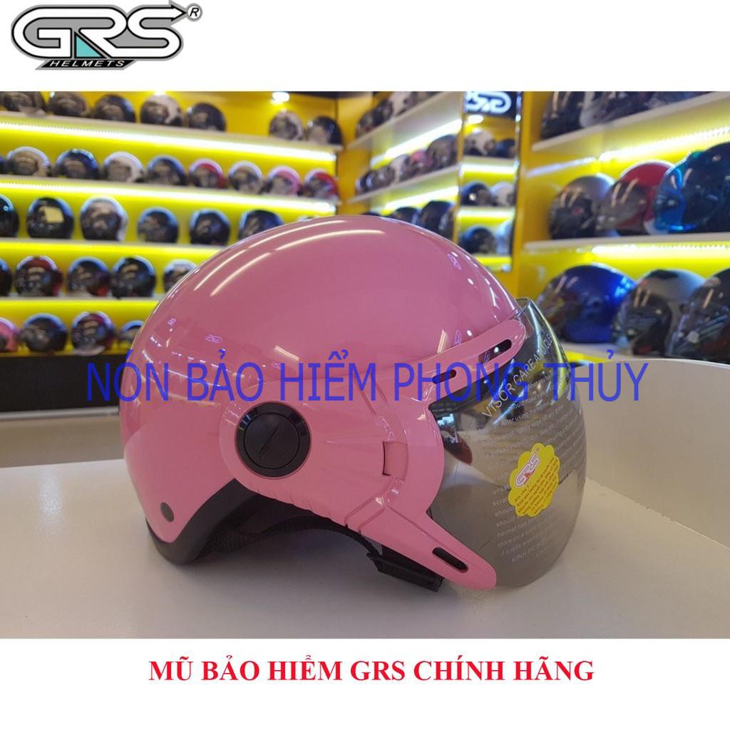 [ SHOPEE ] MŨ BẢO HIỂM 1/2 ĐẦU GRS CHÍNH HÃNG - A33 KÍNH