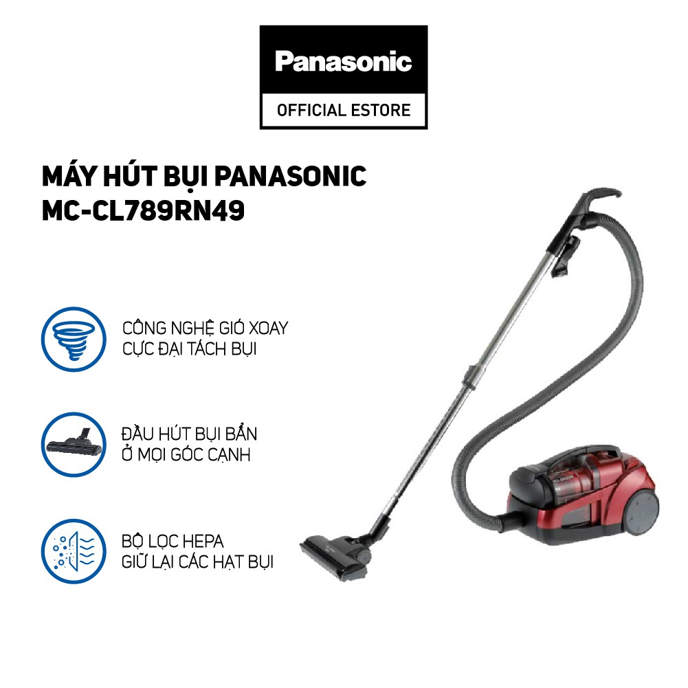 Máy Hút Bụi Panasonic MC-CL789RN49 - Hàng Chính Hãng