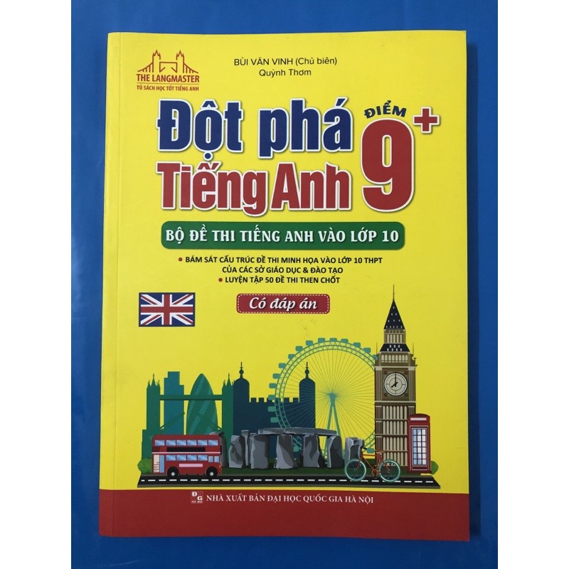 Sách - Bộ đề thi tiếng anh vào lớp 10 (Đột phá tiếng anh điểm 9+) | BigBuy360 - bigbuy360.vn