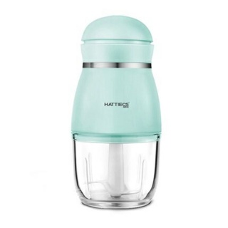 Máy xay đa năng HATTIECS 0.3L Máy xay ăn dặm cho bé Cối thủy tinh 6 lưỡi dao cầm tay tiện dụng Hattiecs.