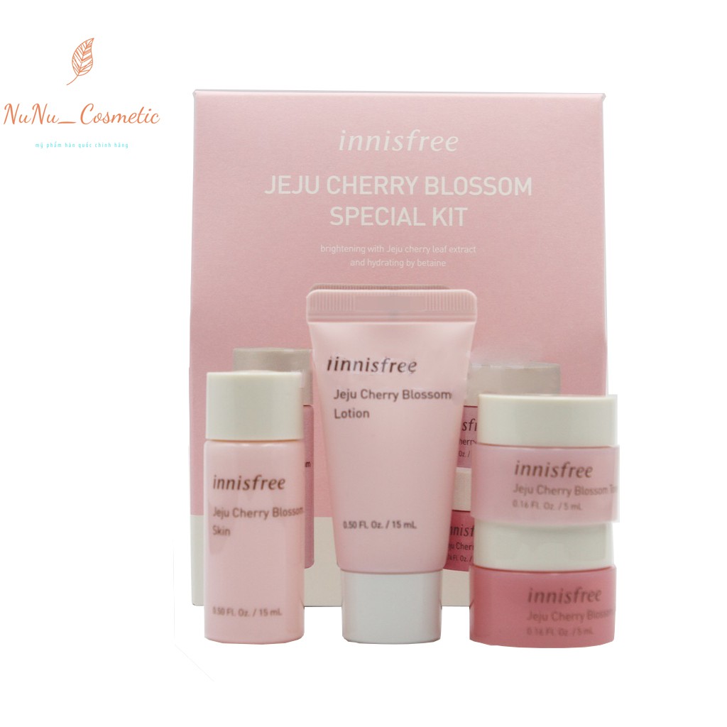 Bộ dùng thử hoa anh đào Innisfree Jeju Cherry Blossom special kit  💖  💖   💖