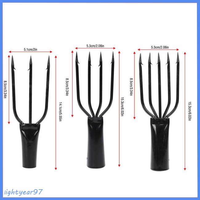 Cần Câu Cá 5 Đầu Nĩa Bằng Thép Lò Xo Chuyên Dụng