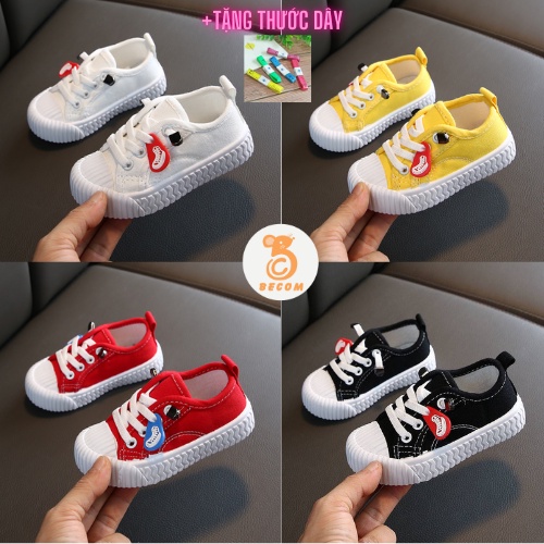 Giày Lười Phong Cách Hàn Quốc Cho Bé Trai, Bé Gái Từ 1-9 Tuổi Đế Mềm Chống Trượt