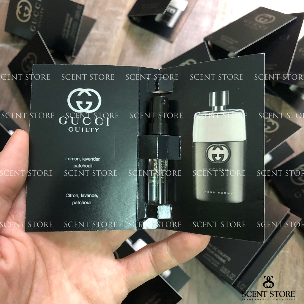 Scentstorevn - Vial chính hãng nước hoa Gucci Guilty Pour homme Edt, Edp