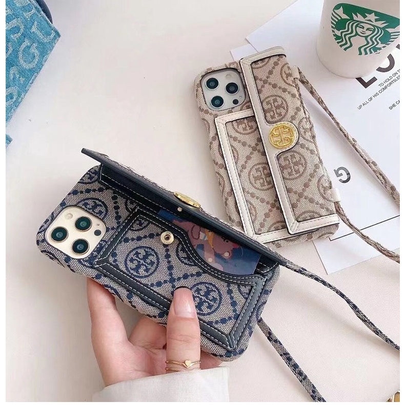 Mobile Ốp Điện Thoại Da Kèm Ngăn Đựng Thẻ Và Dây Đeo Chéo Cho iphone 15 pro max 13 pro max 12 pro max 11 pro max 14 plus