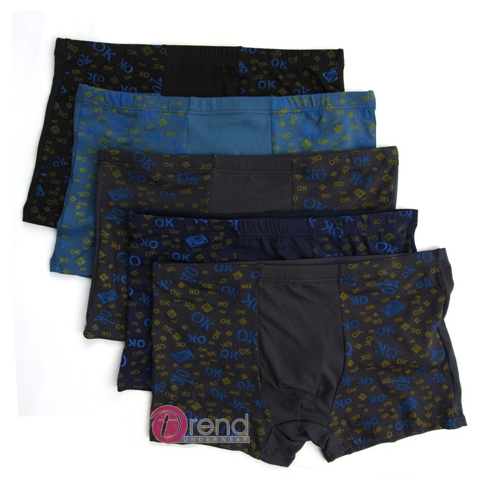 Combo 5 quần boxer nam co giãn 4 chiều