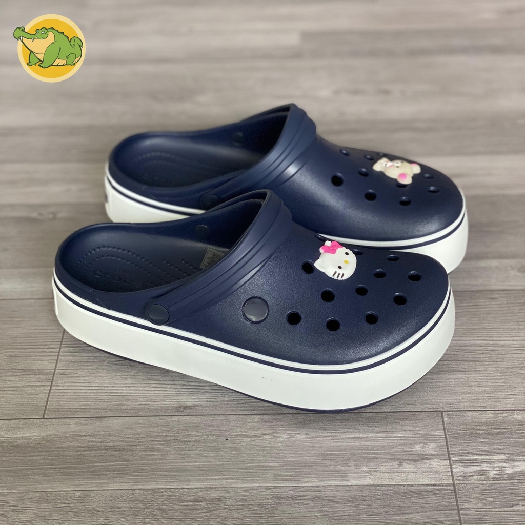 Dép CROCS PLATFORM Nữ Tăng Chiều Cao 3-4cm Êm Nhẹ, Mềm và Không Mùi