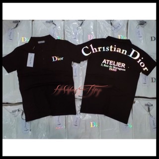 Áo Thun Polo Nam Có Cổ Thời Trang Hàn Quốc Áo Thun Phản Quang Nam Chữ Dior