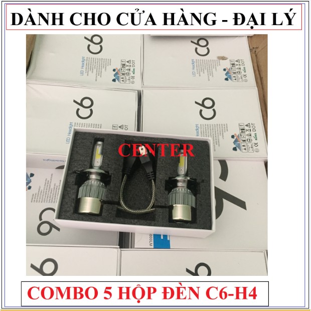 [ Giá Đại Lý ] Combo 5 hộp đèn C6 H4 Giá Tốt