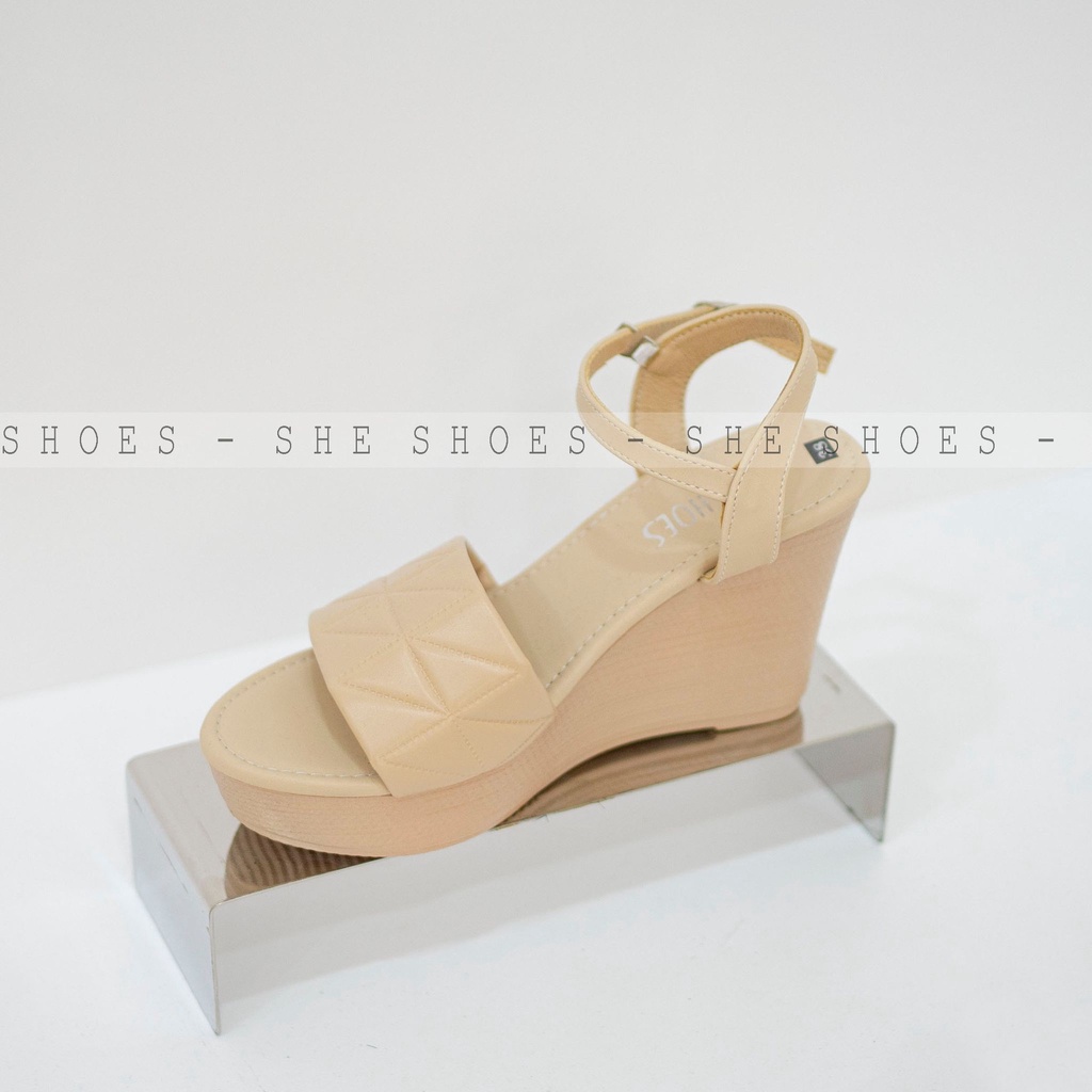 Giày sandal đế xuồng ♥️Freeship♥️ sandal quai ngang 9p siêu xinh. ĐỘC QUYỀN BỞI SHE SHOES - SDX09036